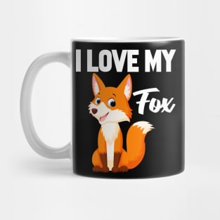 I Love My Fox Mug